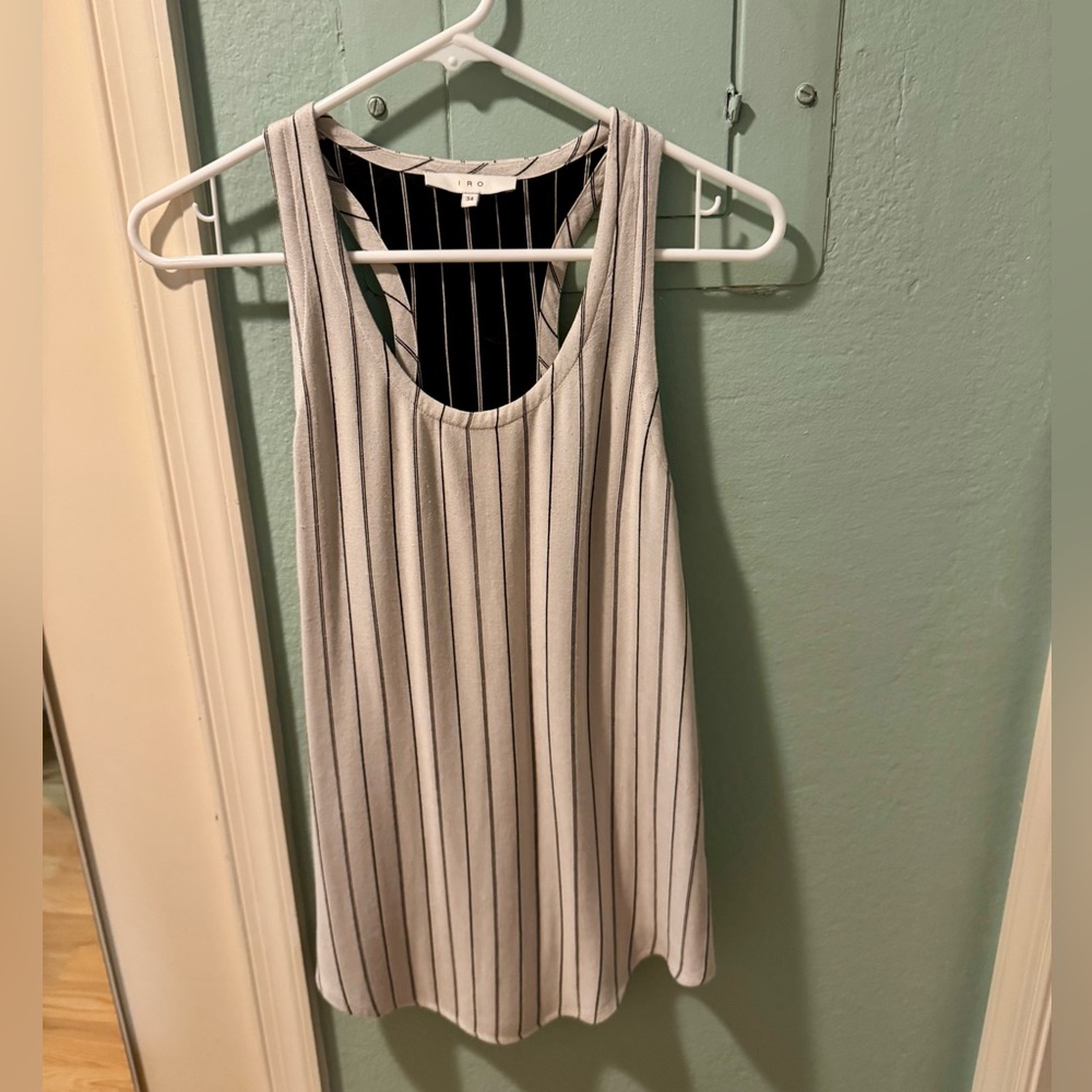 IRO Striped Sleeveless Top